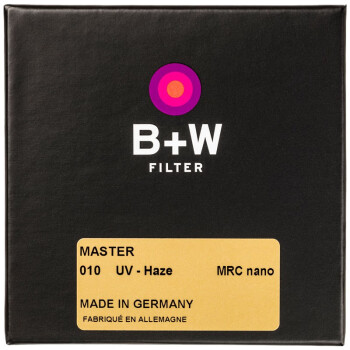 B+W 滤镜 62mm Master UV MRC nano MASTER(超薄纳米UV)