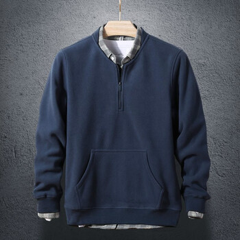 梵侈赫尔轻奢品牌卫衣男春秋季2020新款宽松加肥加大码秋装外套抓绒