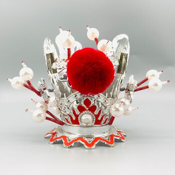 佧森滋戏曲头饰紫金冠太子顶贾宝玉帽子孙悟空头饰戏剧舞台演出道具