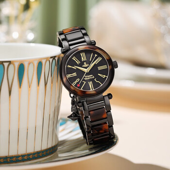 薇薇安·威斯特伍德（Vivienne Westwood）西太后女士手表复古琥珀土星女款表生日礼物送女友小众石英表欧美 【薇薇安品牌】复古琥珀女表