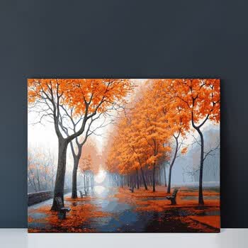 万造数字油画风景动物系列现代植物花卉客厅装饰画休闲减压创意自己
