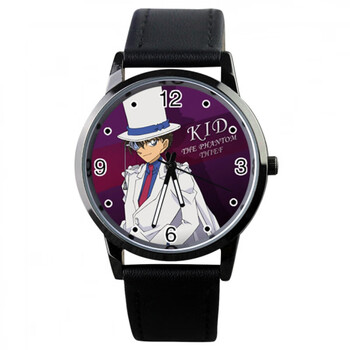 名侦探柯南儿童手表怪盗基德工藤新一周边休闲时尚表同款男女学生表送