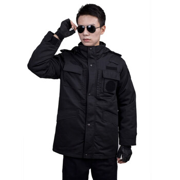 冬季加厚保安工作制服男作战棉服冬装棉衣辅警协警特警冬季特勤大衣
