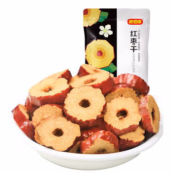 好想你红枣脆片泡水干吃脆枣无核酥脆免洗即食红枣干200g*6