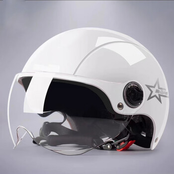 雅迪(yadea)适用3c认证电动车头盔女男夏季防晒骑行半盔安全帽四季