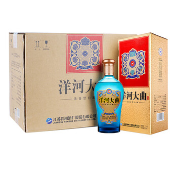 洋河年货选洋河大曲197938度500ml6整箱白酒