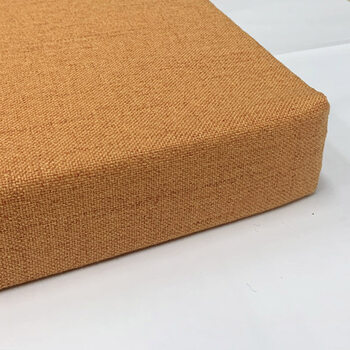 垫海绵坐垫定做垫子海棉定制实木加厚加硬替换坐垫桔色7575cm8厘米厚