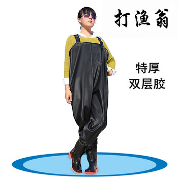 铭汇通水衣裤捞鱼全身下水捞鱼服防水衣裤水鞋男女连体裤雨鞋叉裤抓鱼