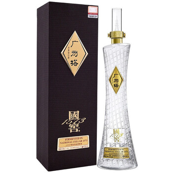 泸州老窖 国窖1573广州塔地标酒53度 浓香型白酒 600ml*1瓶