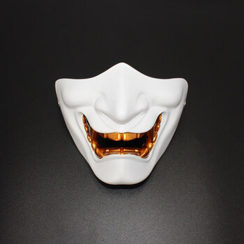 康仕途赛博朋克对马岛之魂面具般若鬼半脸游戏周边武士二次元cos舞会