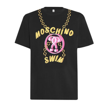 莫斯奇诺（moschino）个性印花男士T恤1903 2803 黑色 L