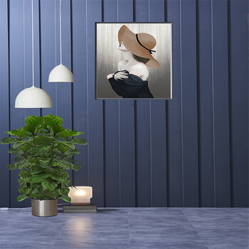 极惠家大尺寸直播背景布室内 定制直播背景墙3d立体北欧风网红主播