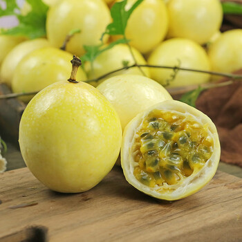 黄金百香果广西钦蜜9号纯甜鲜果5斤大果当季现摘时令果汁水果中果3斤