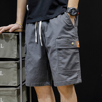 胖胖兄休闲工装短裤男宽松五分裤夏季薄款男士中裤外穿大码潮牌半截裤