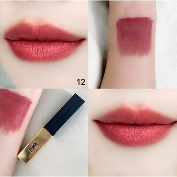 ysl圣罗兰小银条口红107108101103105112旗舰杨树林小金条12豆沙色