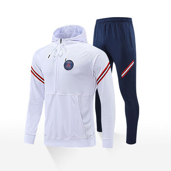 aonikeer巴黎足球训练服套装男秋冬季队服定制球衣巴萨足球长袖出场服