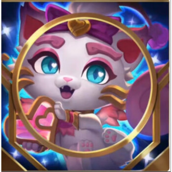 宠翰英雄联盟lol情人节限定觅心猫猫悠米猫咪炫彩套装限量周边 炫彩版