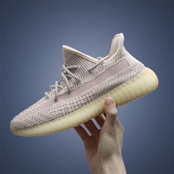 【商场同款】官方旗舰椰子鞋男350灰橙满天星莆田男鞋官网真爆运动鞋