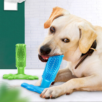 疯狂的小狗洁齿咬胶蓝色中号 疯狂的小狗狗玩具狗狗耐咬清洁牙刷宠物幼犬金毛中大型犬洁齿棒磨牙玩具蓝色中号 行情报价价格评测 京东