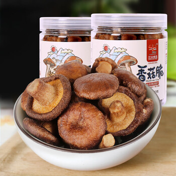 满栎小谷香菇脆云南即食香菇脆片蘑菇干零食 麻辣味香菇脆1罐