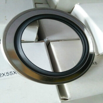 外骨架ptef轴用旋转油封不锈钢四氟高压高温空压机油封55*80*0定 ptef