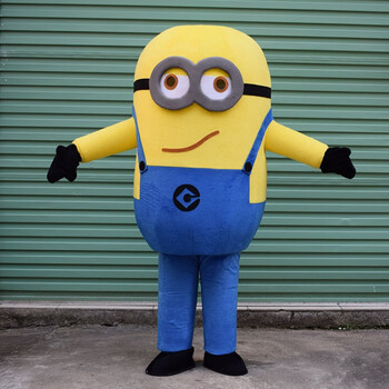 选美xuanmei小黄人卡通人偶服装定制卑鄙的我大眼公仔cos玩偶衣服行走