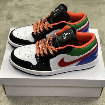 uvaj纯原高品质纯源新款aj1彩色拼接 红白蓝低帮篮球鞋 cz4776 36 cz