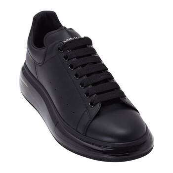 mcqueen)mcq alexander mcqueen亚历山大-麦昆超大号皮质运动鞋 黑色