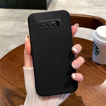 钟馗三星note8手机壳女中国风新款男全包防摔n9500液态硅胶软套潮纯色