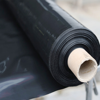 防水膜黑色厚塑料布养殖鱼塘专用土工膜池塘藕塘防水布 12s遮光防晒0