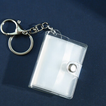 妍林居 小相册本钥匙扣照片定制礼物情侣好物迷你挂件饰1寸2寸好物证件 透明款（2寸） 1本装【洗16照片】