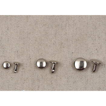 哩嗹啰嗹银色双面铆钉 子母撞钉帽钉扣钉 diy皮具鞋帽箱包配件辅料 6