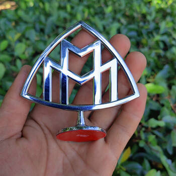 改装立标vito威霆机盖车标s450原厂引擎盖标志迈巴赫车标银色粘贴款