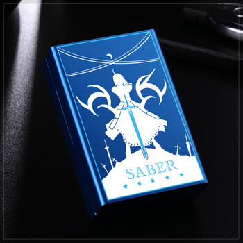 二次元fate黑贞德明日狂三约会大作战方舟周边铝合金动漫烟盒姬幻