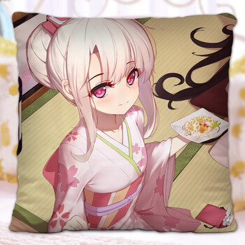 魔法少女伊莉雅周边抱枕头动漫靠枕二次元定制双面发图男女学生 伊莉
