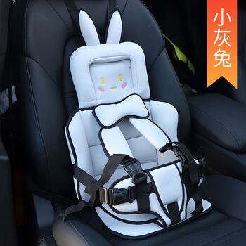 迪士尼儿童安全座椅电动汽车载婴儿宝宝坐垫椅通用简易便携式三轮车带