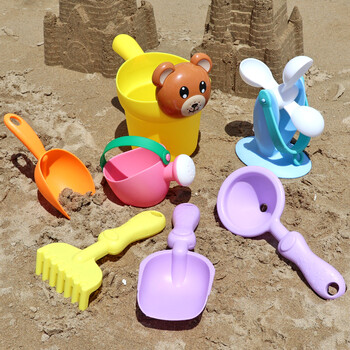 儿童宝宝洗澡玩具戏水游泳玩沙子挖沙工具铲子沙滩玩具套装男女孩黄
