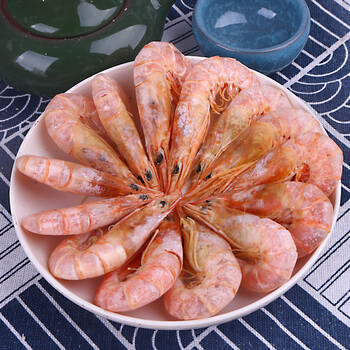 哺食旺船晒虾干淡干即食大号特大原味浙江台州温岭石塘特产海鲜干货
