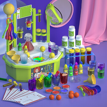商场儿童科学实验套装小学生十岁以上启智好玩的玩具科技制作化学包