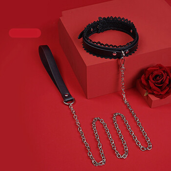 sm情趣套装捆绑调教皮鞭肛塞尾巴束缚手铐蕾丝花边项圈