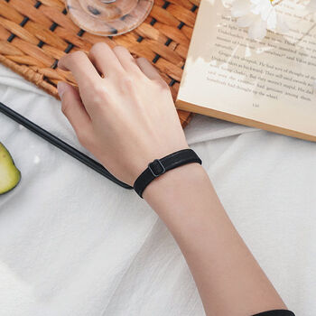 内衣肩带手环送男朋友异地恋生日礼物情侣手链小皮筋情人节小仙女黑色