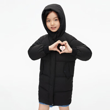 波司登bosideng官方女大童羽绒服可爱独角兽冬装防风保暖中长款女生