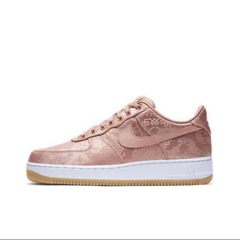 耐克(nike) air force 1 x clot 玫瑰金 空军一号af1粉丝绸 cj5290