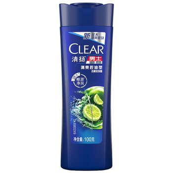 清扬(CLEAR)男士清爽控油洗发水100g(香型随机)(非卖品 请勿下单)