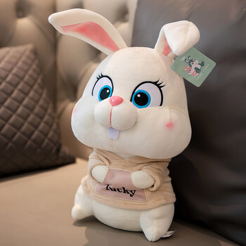 日本大眼娃娃大眼兔子玩偶毛绒玩具可爱小白兔抱睡公仔床上布娃娃女孩