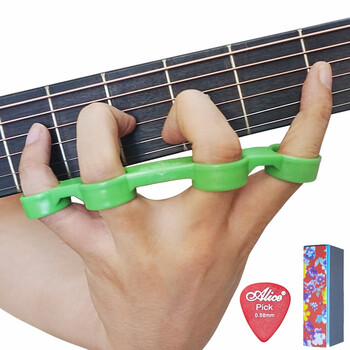 思雅晨电木吉他手指扩指器扩张训练跨度练习器钢琴琵琶大提琴开指拉伸器 固定式普及款M码 指甲磨+拨片