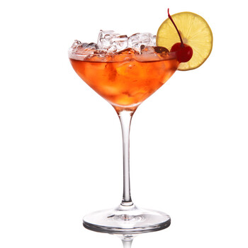 诗杯客乐 浅碟香槟杯 宽口鸡尾酒杯高脚酒杯气泡杯玻璃杯 240ml