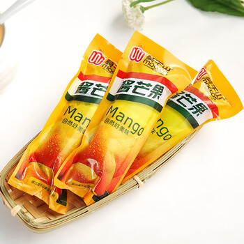 ome九制酱芒果干大袋零食芒果片特产酱香芒果干散装蜜饯 酱芒果500g