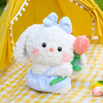 慕曦贝儿郁金香系列兔兔毛绒玩具小狗小熊公仔儿童安抚玩偶布娃娃男女