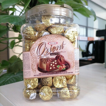 榛子夹心巧克力糖黑白红混合结婚庆喜糖礼盒s orient榛子脆米1kg*3桶